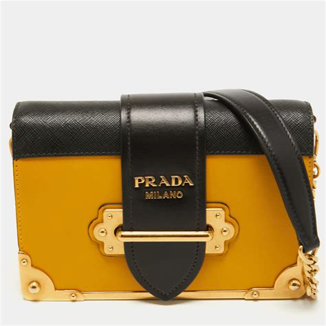 prada yellow bag|the prada cahier bag.